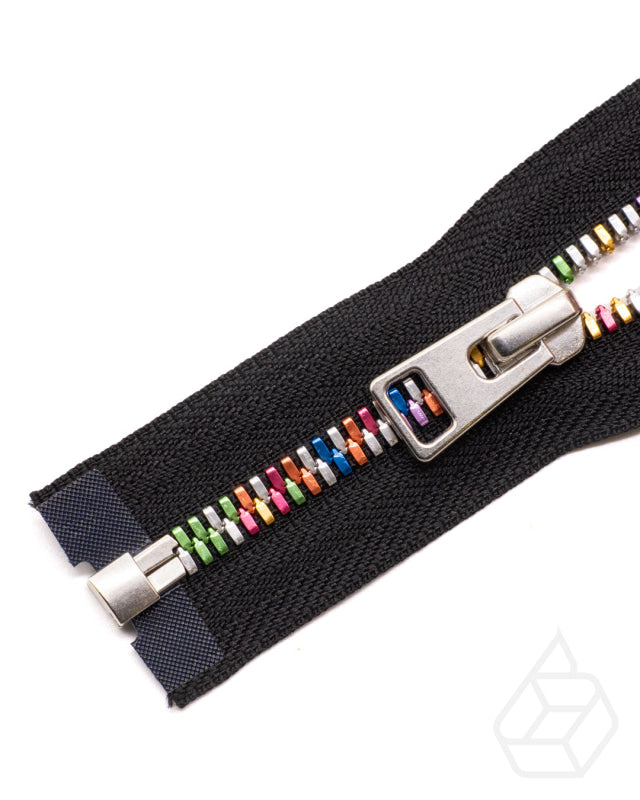 Ykk Excella® Light | Complete Separating Zipper With Single Slider Rainbow Size 5 Ritsen