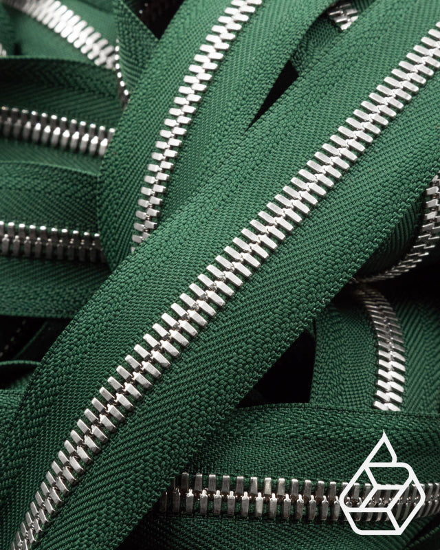 Ykk Excella® | Zipper On Roll Silver Size 8 Green 153 Ritsen